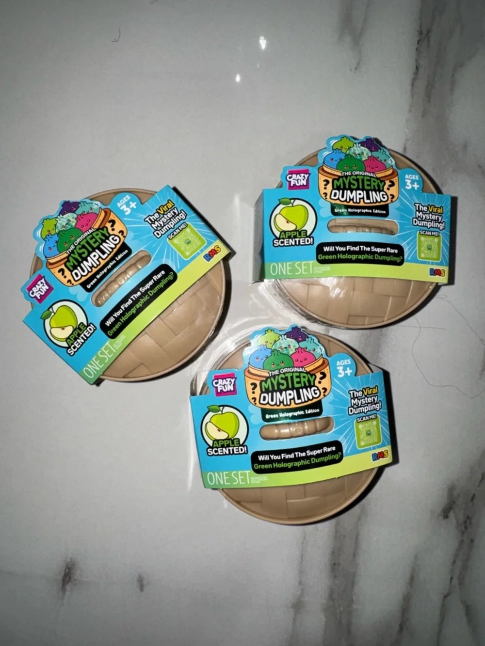 RMS Mystery Dumpling Apple Scented green holographic edition